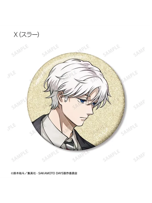 Set 10  Badges Glitter Sakamoto Days Suit Journey ver. - Sugoi Shop