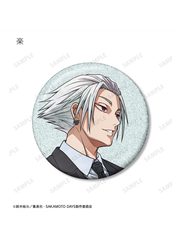 Set 10  Badges Glitter Sakamoto Days Suit Journey ver. - Sugoi Shop