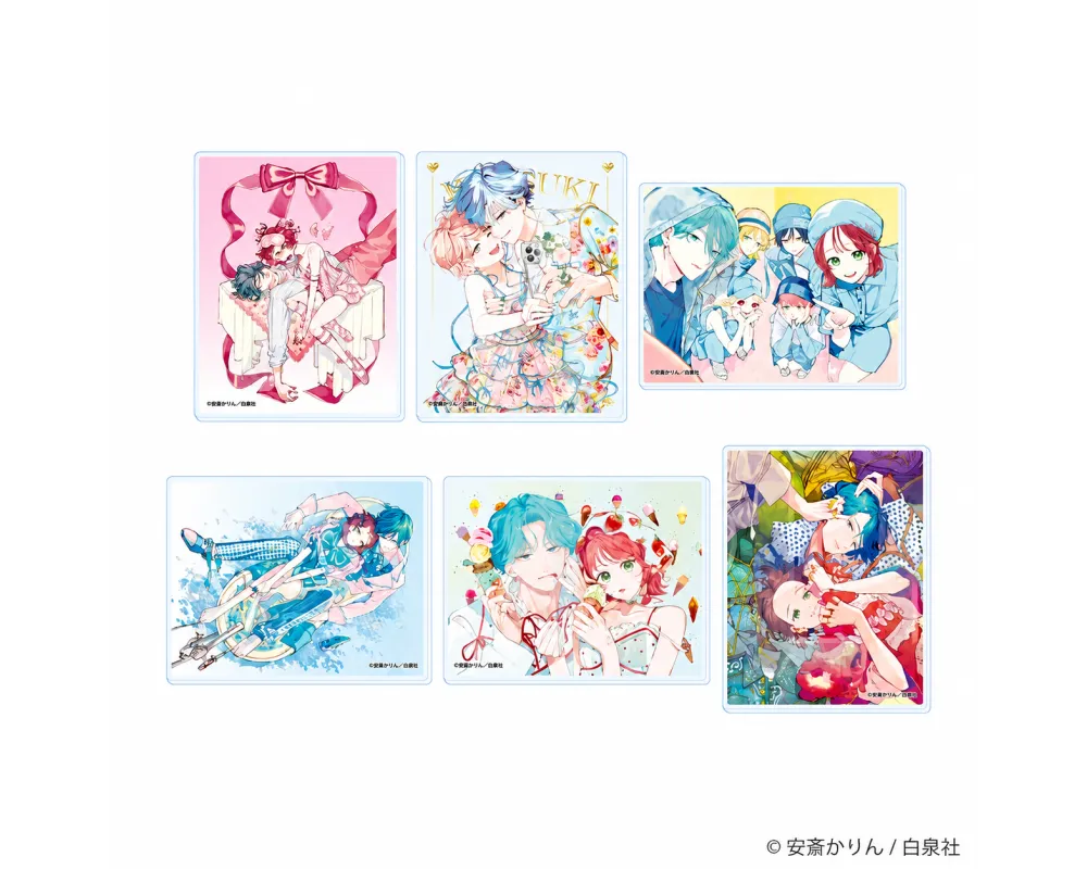 Acrylic card Not Just a Pretty Face set de 6 - Sugoi Shop