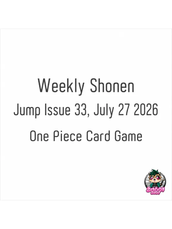 Weekly Shonen Jump 33, - 27 Juillet 2026 - Card ONE PIECE