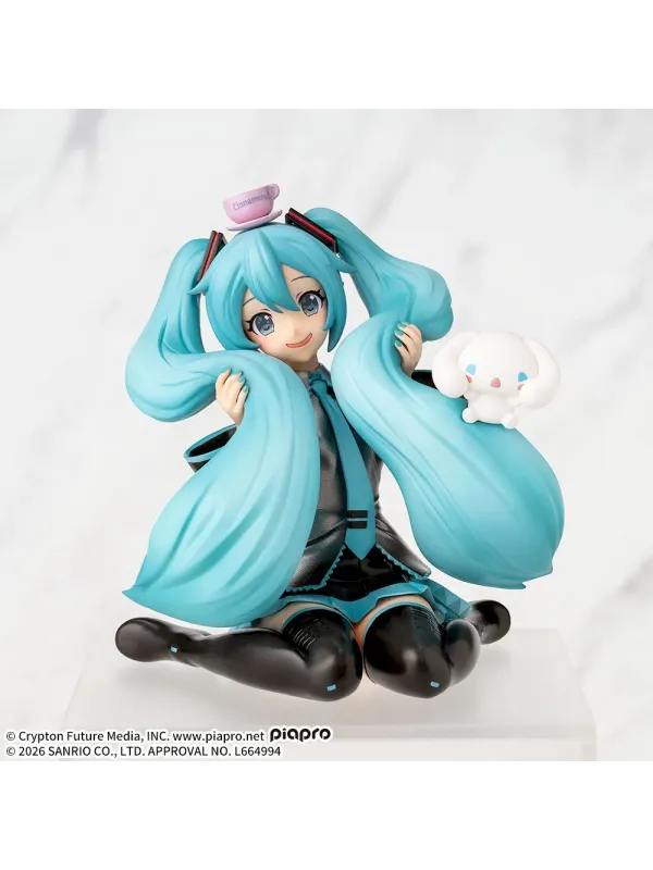 Figurine Hatsune Miku x Cinnamoroll - Premium Chokonose Mofutto ver. - Piapro Characters - Sugoi Shop