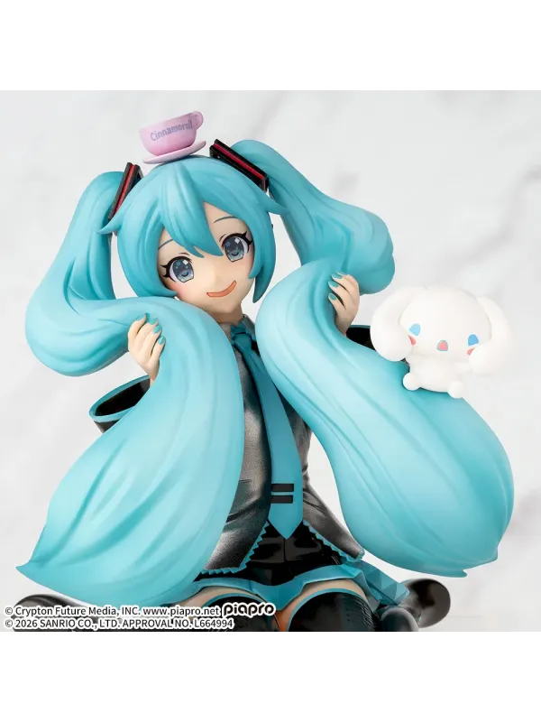 Figurine Hatsune Miku x Cinnamoroll - Premium Chokonose Mofutto ver. - Piapro Characters - Sugoi Shop