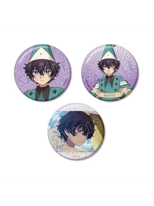 Agott Glitter Pin Badge Set of 3 - Witch Hat Atelier - Sugoi Shop