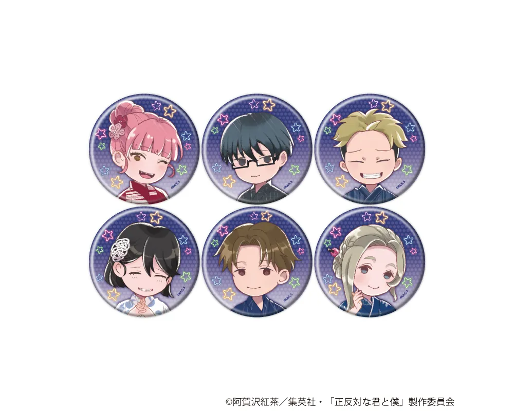 Can Badge You and I Are Polar Opposites Summer Festival (GraffArt Illustration)