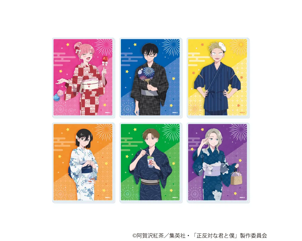 Acrylic Card Summer Festival Ver You and I Are Polar Opposites