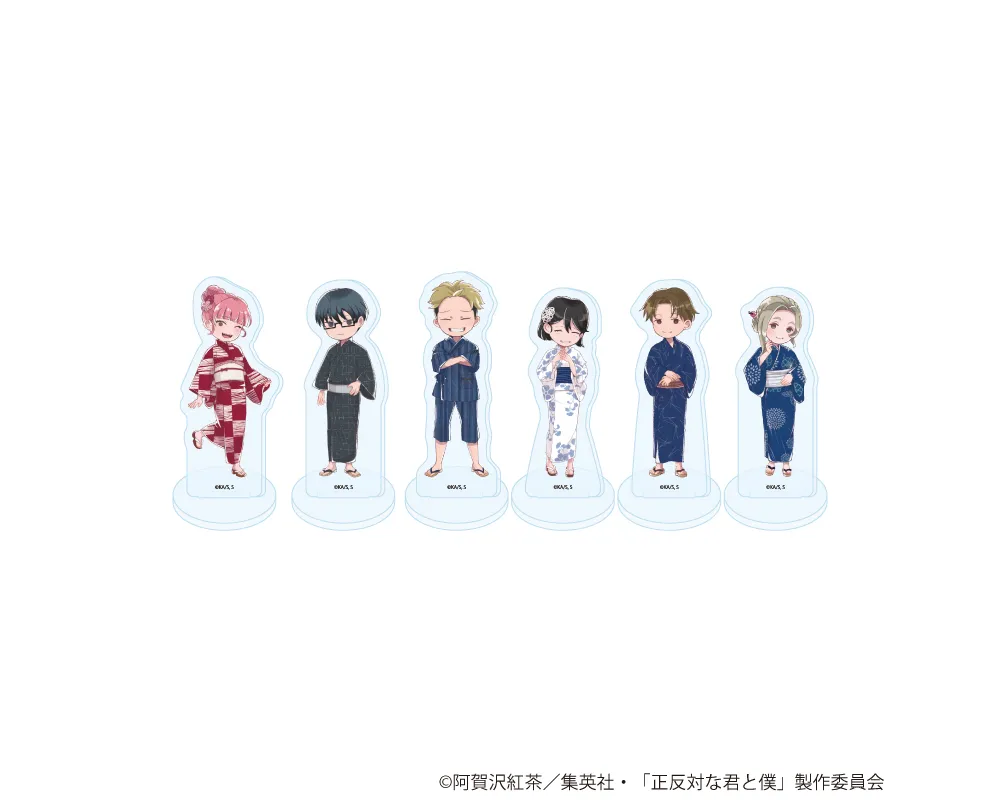 You and I Are Polar Opposites Acrylic Puchi Stand Summer Festival Ver.