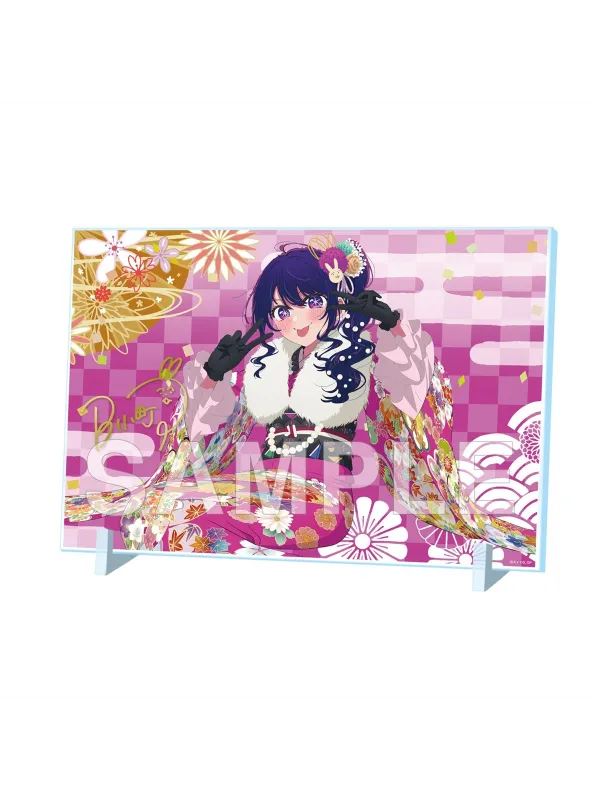 Panel Acrylic Ai Hoshino New Year 2026 ver. Foil-stamped signature - Oshi no Ko - Sugoi Shop