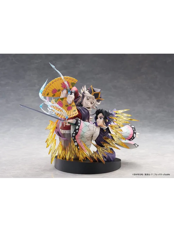 Figurine Shinobu Kocho & Doma - Demon Slayer - Claynel