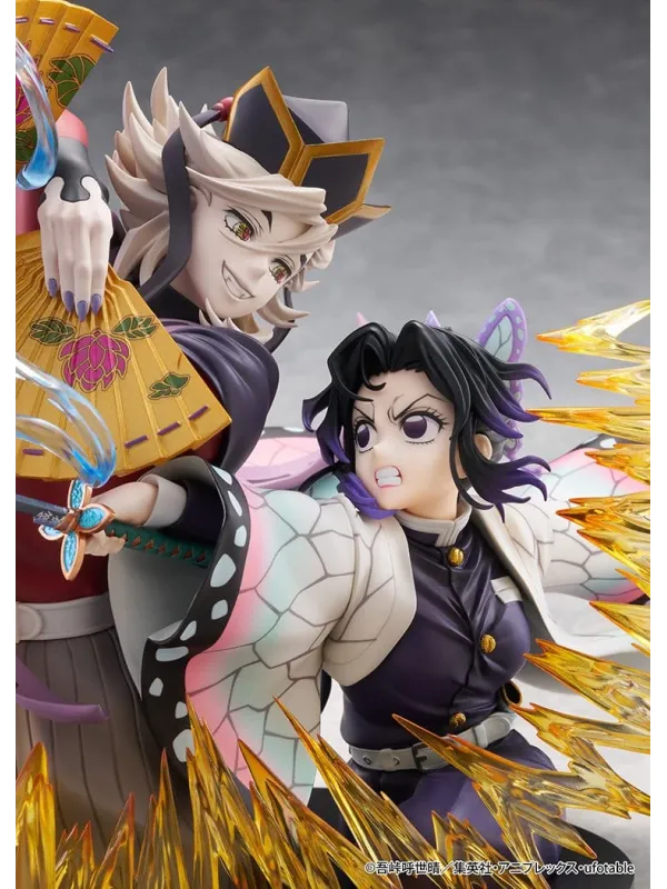 Figurine Shinobu Kocho & Doma - Demon Slayer - Claynel