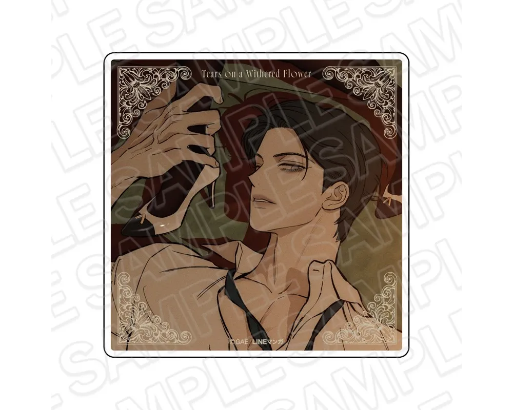 Acrylic Coaster Tae Ha, Tears on a Withered Flower