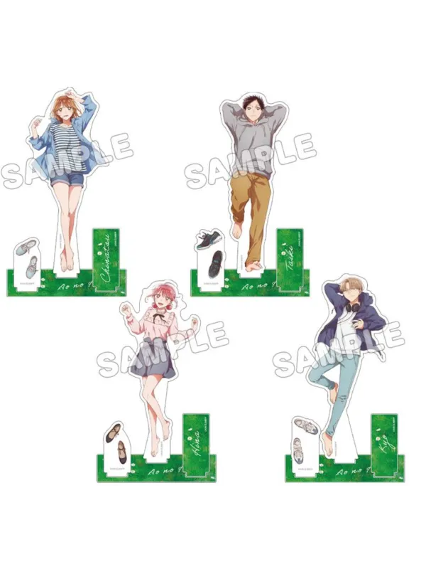 Acrylic Stand Blue Box - POP UP STORE