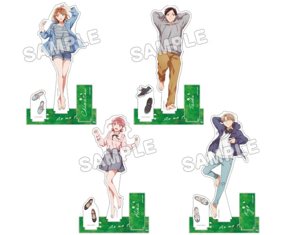 Acrylic Stand Blue Box - POP UP STORE