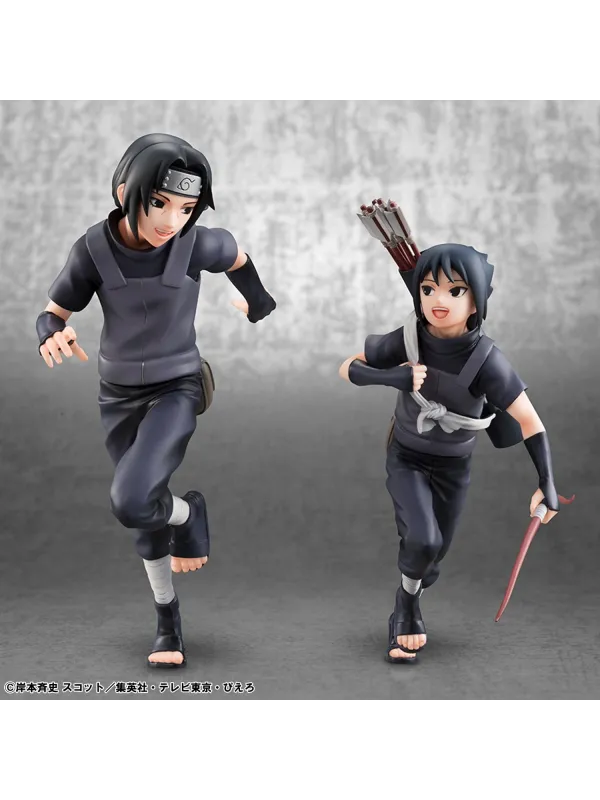 Figurine Sasuke Uchiha & Uchiha Itachi -Naruto Shippuden -  G.E.M. Series - Sugoi Shop