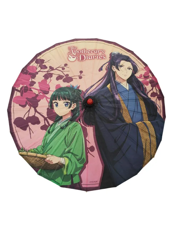 Parasol en papier Japonais Maomao & Jinshi - The Apothecary Diaries - Les Carnets de l'Apothicaire