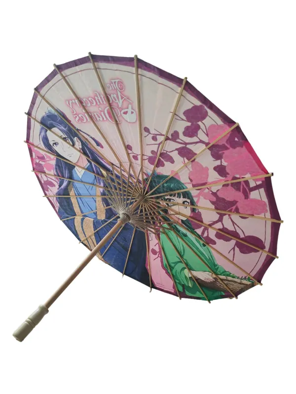 Parasol en papier Japonais Maomao & Jinshi - The Apothecary Diaries - Les Carnets de l'Apothicaire