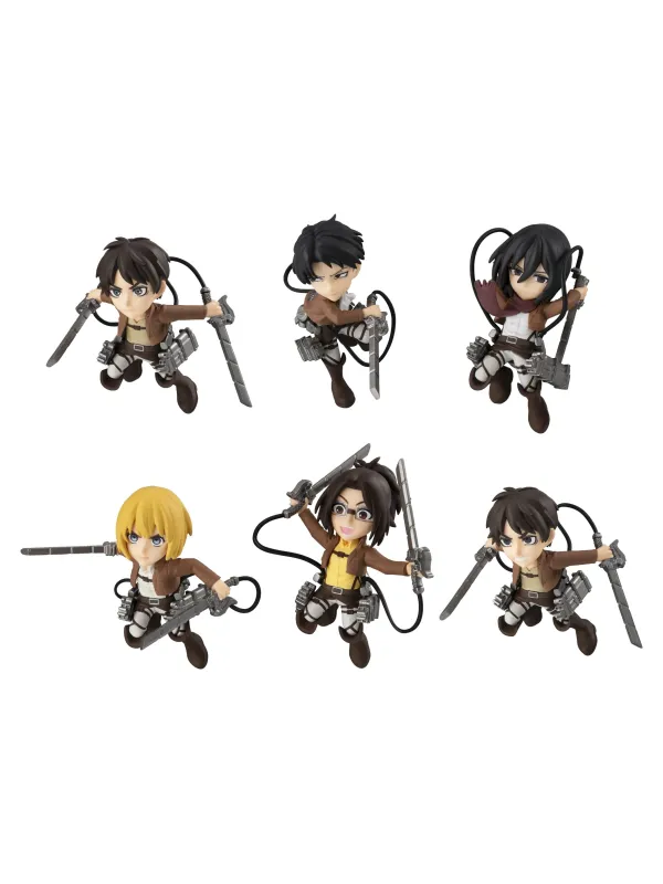 Figurine Tobimas figurines mini Pack de 6 - Attack on Titan -  Sugoi Shop